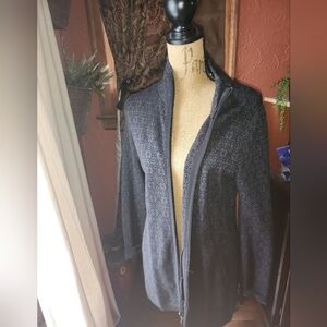 Artisan NY zip sweater with pockets